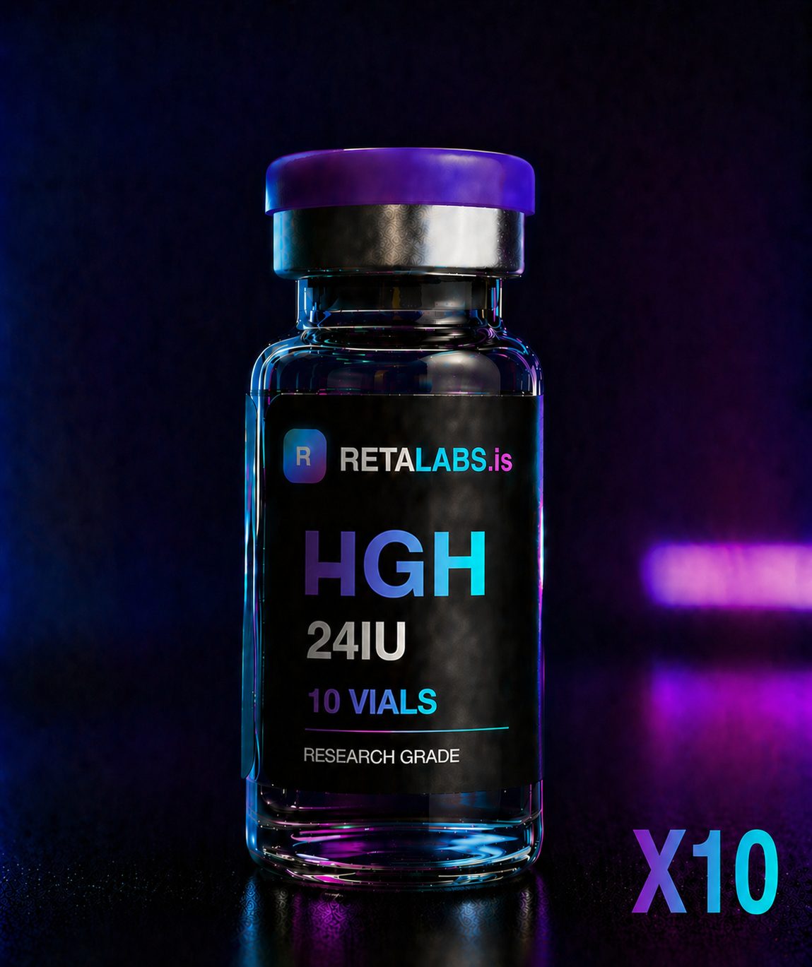 HGH 24iu x 10 (240iu) research peptide Australia
