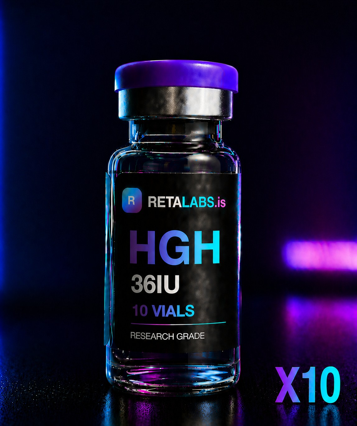 HGH 36IU x 10 (360IU) research peptide Australia